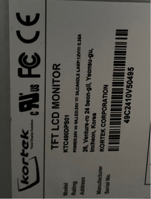 L&W Cosmic Monitor. New in the wrapper. Kortek Model KTC490DPS01